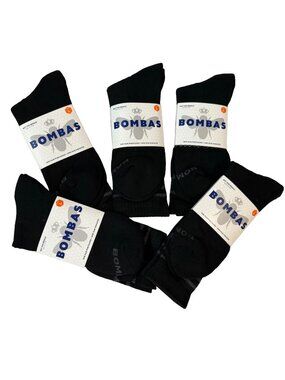 Bombas midCalf Socks size Large Mens/Womens black cushion stay up Honeycomb new